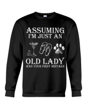 Old Lady Was Your First Mistake Crewneck Sweatshirt thumbnail