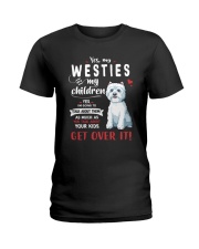 My Westies - My Children Ladies T-Shirt thumbnail
