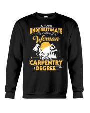 Woman Carpenter Crewneck Sweatshirt thumbnail