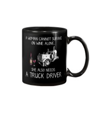 Wine and A Truck Driver Mug thumbnail