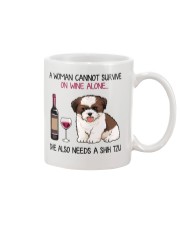 Wine and Shih Tzu 4 Mug thumbnail