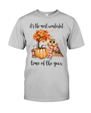 The Most Wonderful Time - Owl Classic T-Shirt front