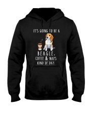 Beagle Coffee and Naps Hooded Sweatshirt thumbnail