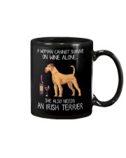 Wine and Irish Terrier Mug thumbnail