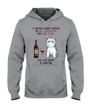 Cannot Survive Alone - Westie Hooded Sweatshirt thumbnail