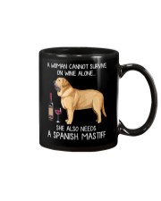 Wine and Spanish Mastiff Mug thumbnail