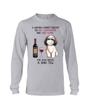 Cannot Survive Alone - Shih Tzu Long Sleeve Tee thumbnail
