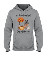The Most Wonderful Time - Keeshond Hooded Sweatshirt thumbnail