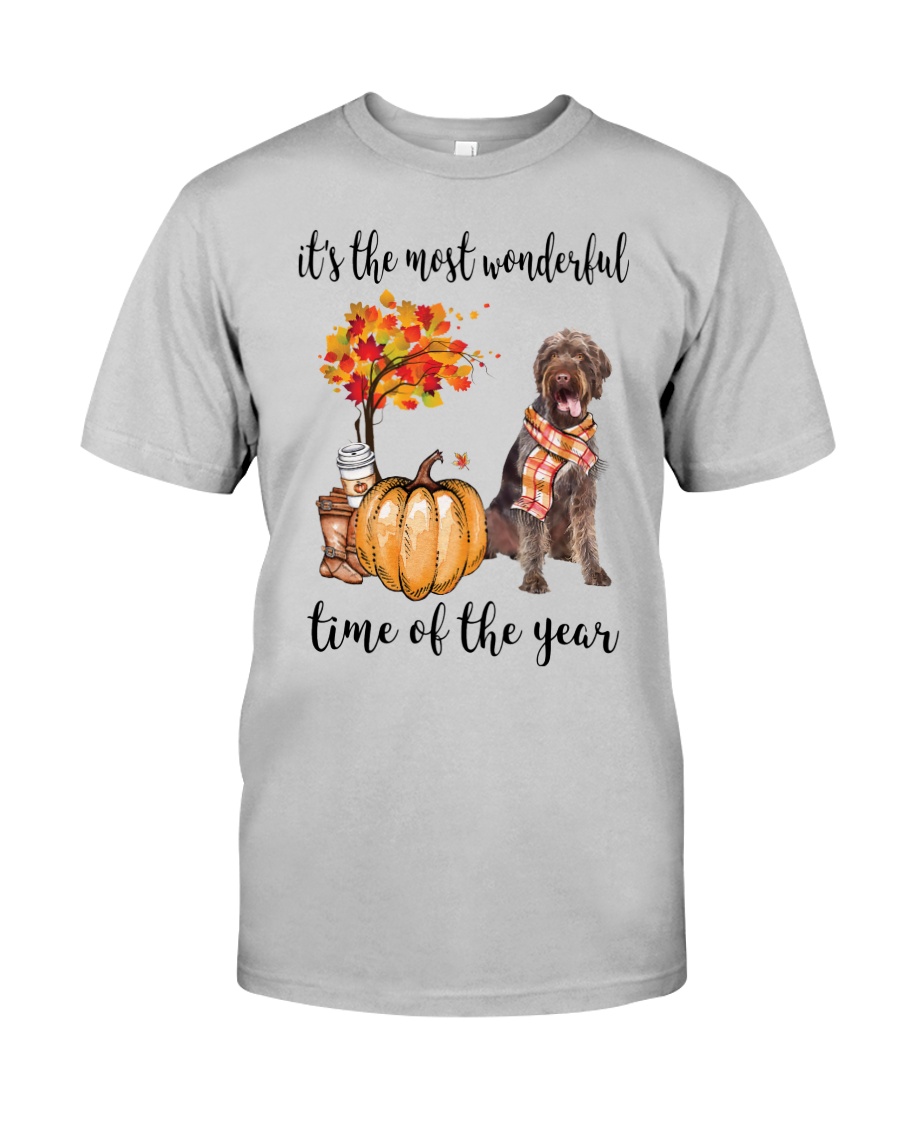 The Most Wonderful Time German Wirehaired Pointer Classic T-Shirt