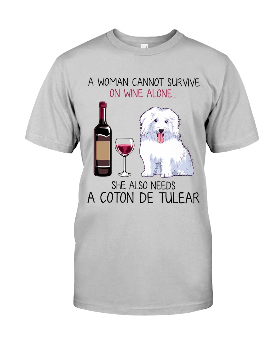 Wine and Coton de Tulear 2 Classic T-Shirt