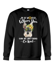 Schnauzer Be Kind Crewneck Sweatshirt thumbnail