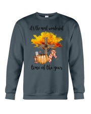The Most Wonderful Time - Christian Cross 2 Crewneck Sweatshirt thumbnail