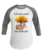 The Most Wonderful Time - Christian Cross 2 Baseball Tee thumbnail