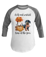 The Most Wonderful Time - Dachshund 2 Baseball Tee thumbnail