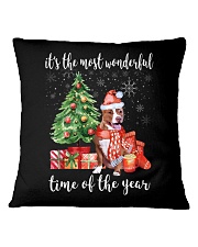 The Most Wonderful Xmas - Pit Bull Square Pillowcase thumbnail