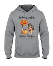 The Most Wonderful Time - Tibetan Mastiff Hooded Sweatshirt thumbnail
