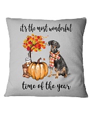 The Most Wonderful Time - German Pinscher Square Pillowcase thumbnail