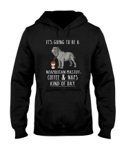 Neapolitan Mastiff Coffee and Naps Hooded Sweatshirt thumbnail