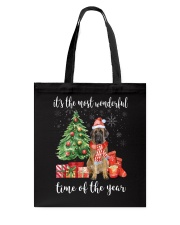 The Most Wonderful Xmas - English Mastiff Tote Bag thumbnail