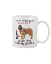 Wine and Belgian Tervuren 2 Mug thumbnail