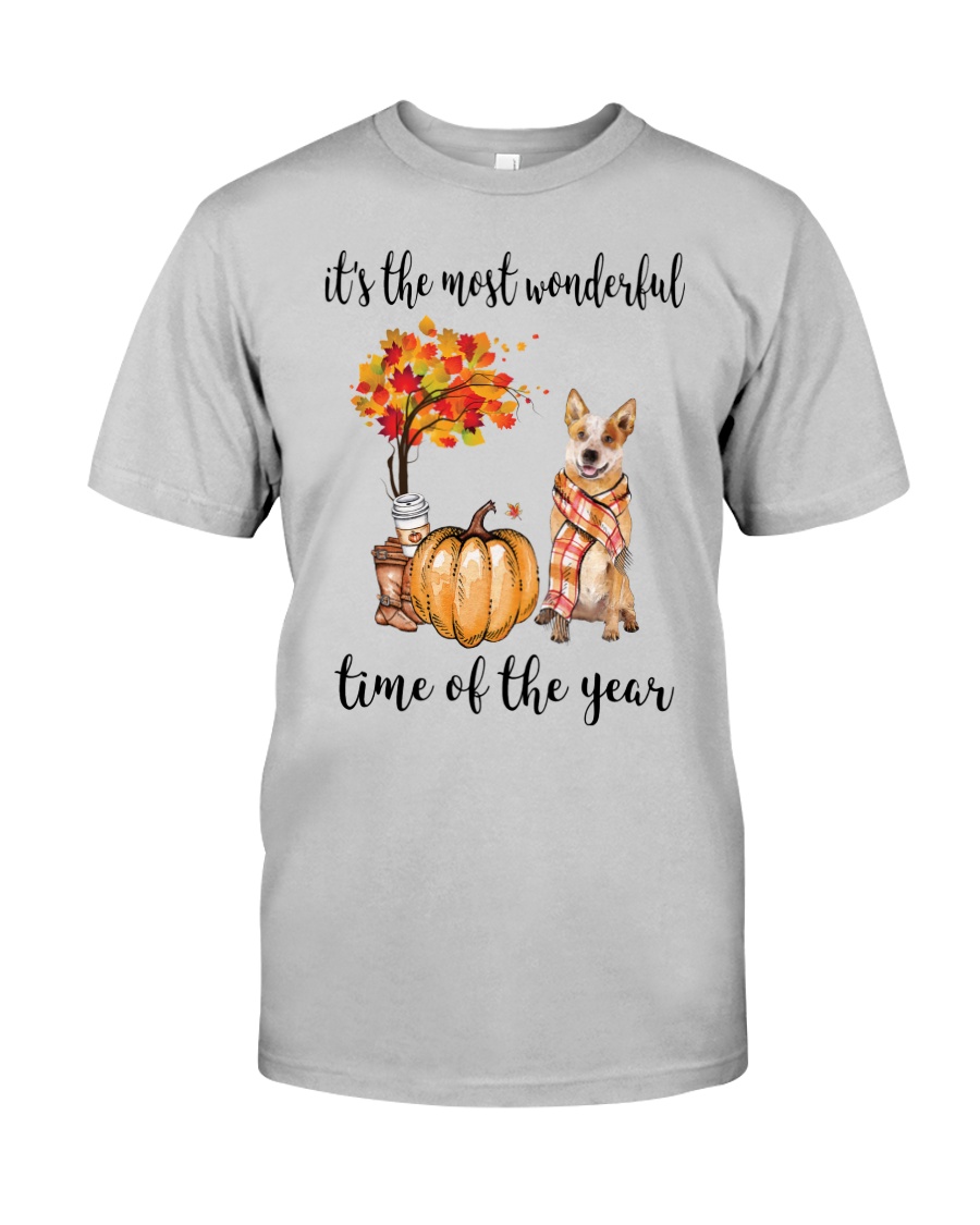 The Most Wonderful Time Red Australian Cattle Dog Classic T-Shirt