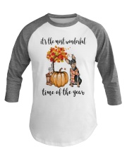 The Most Wonderful Time - Miniature Pinscher Baseball Tee thumbnail