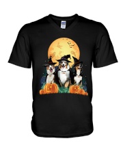Howloween Aussie V-Neck T-Shirt thumbnail