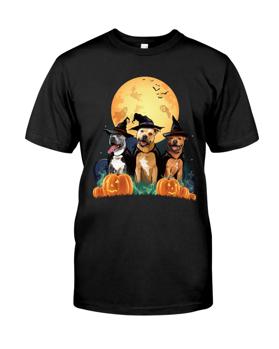 Howloween Staffordshire Bull Terrier Classic T-Shirt
