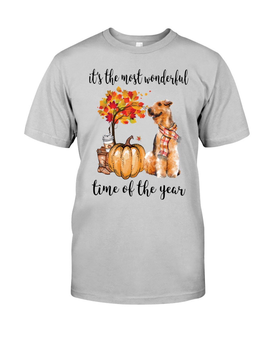 The Most Wonderful Time - Airedale Terrier Classic T-Shirt