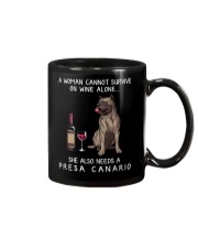 Wine and Presa Canario Mug thumbnail