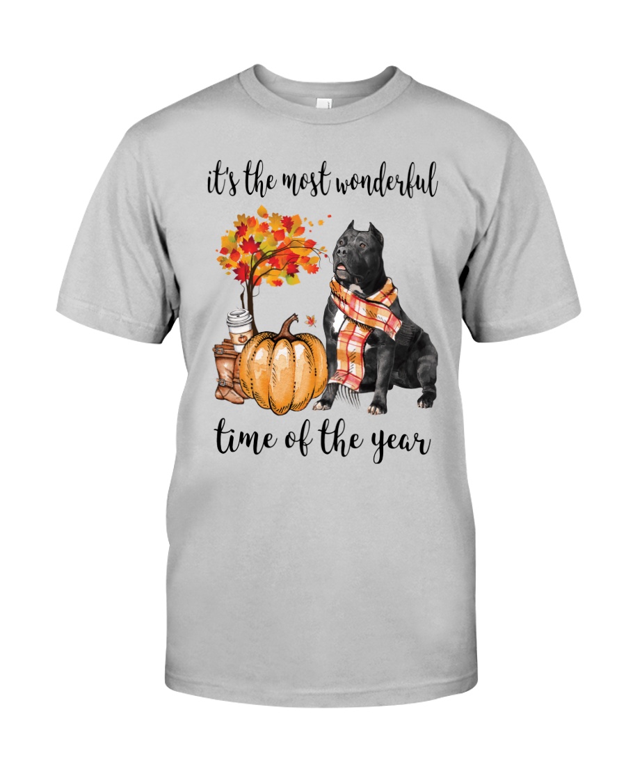 The Most Wonderful Time - Black Pit Bull Classic T-Shirt