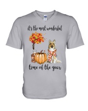 The Most Wonderful Time - Sheltie V-Neck T-Shirt thumbnail