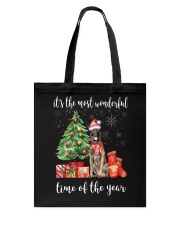 The Most Wonderful Xmas - Belgian Malinois Tote Bag thumbnail