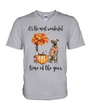 The Most Wonderful Time - Plott Hound V-Neck T-Shirt thumbnail