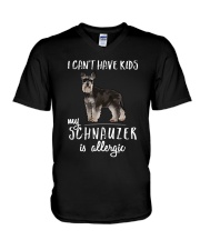 My Schnauzer is Allergic V-Neck T-Shirt thumbnail