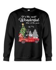 Wonderful Christmas with Truck - Staffie Crewneck Sweatshirt thumbnail