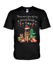 A Few of My Favorite Things - German Shepherd V-Neck T-Shirt thumbnail