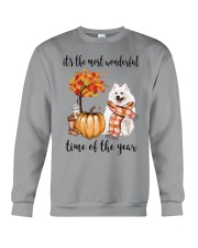 The Most Wonderful Time - American Eskimo Dog Crewneck Sweatshirt thumbnail
