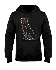 Christmas Light Border Collie Hooded Sweatshirt thumbnail