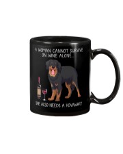Wine and Hovawart Mug thumbnail