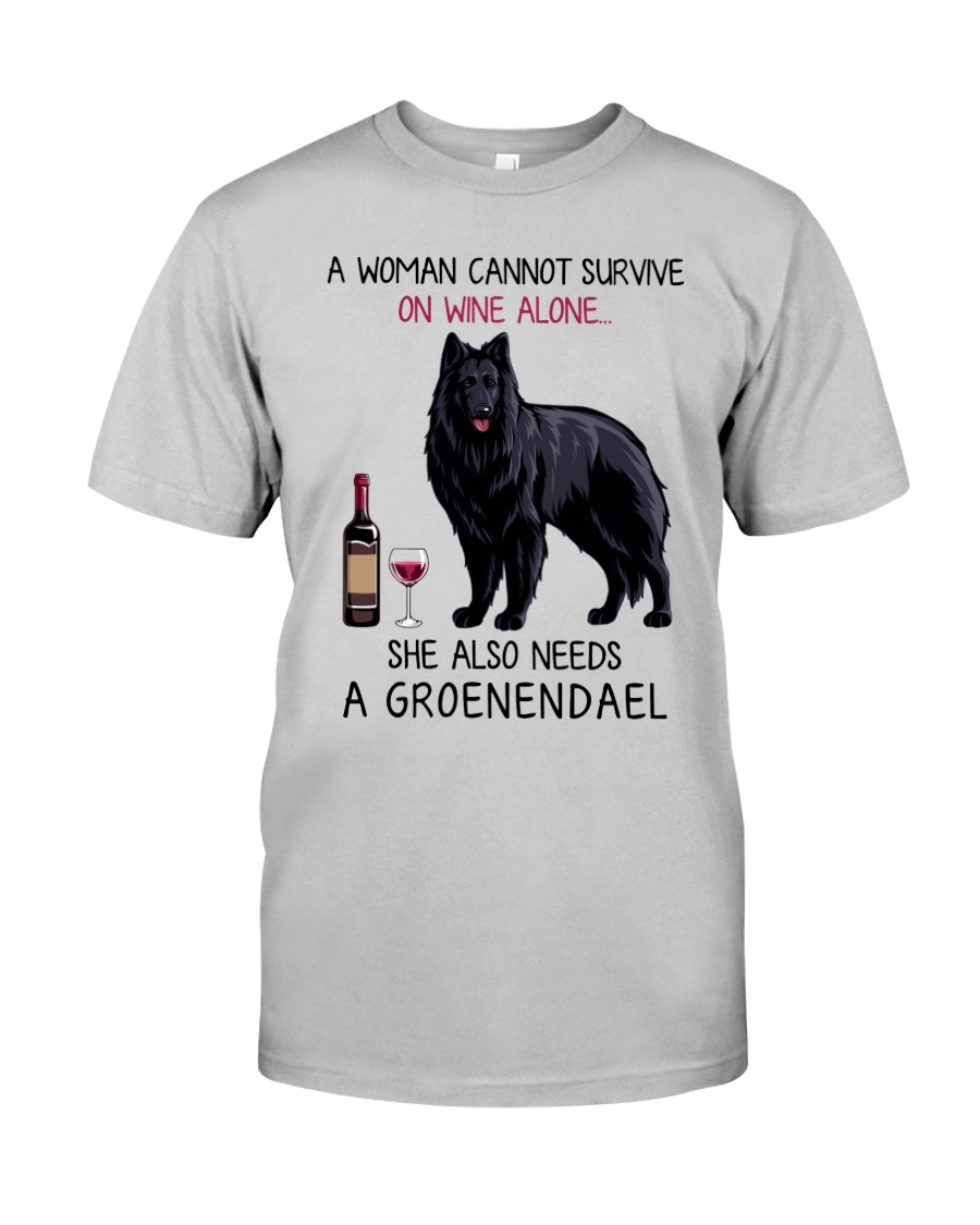 Wine and Groenendael 2 Classic T-Shirt