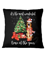 The Most Wonderful Xmas - German Shepherd Square Pillowcase thumbnail