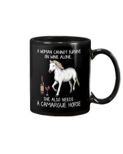 Wine and Camargue Horse Mug thumbnail