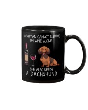 Wine and Dachshund 2 Mug thumbnail