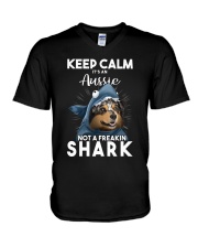 It's An Aussie Not A Freakin Shark V-Neck T-Shirt thumbnail