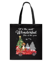 Wonderful Christmas with Truck - Beagle Tote Bag thumbnail
