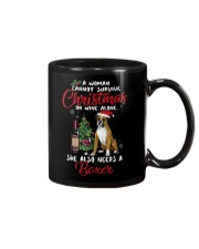 Christmas - Wine and Boxer Mug thumbnail