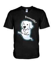 Golden Retriever - Boooork V-Neck T-Shirt thumbnail