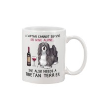 Wine and Tibetan Terrier 2 Mug thumbnail