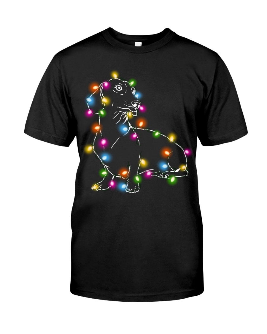 Christmas Light Dachshund Classic T-Shirt